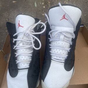 Jordan Kids Sneakers Black White Red